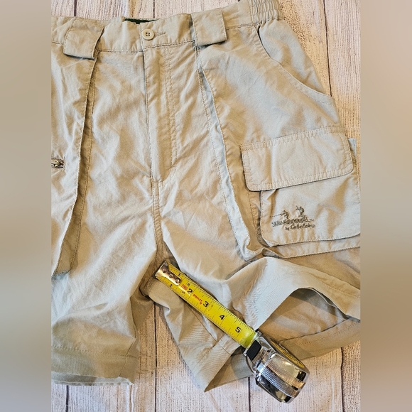 Cabelas Men's Size Medium Guidewear Cargo Style Shorts ☆No Zip Off Pant Legs☆ - Picture 9 of 9